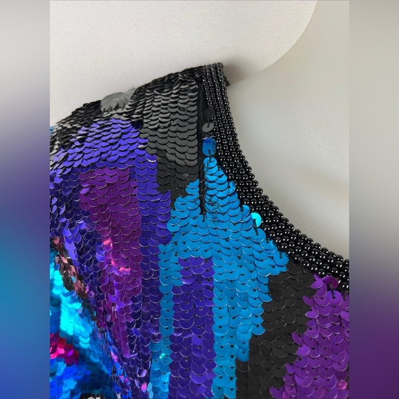 Sequin Multicolor Dress - Picture 8 of 15